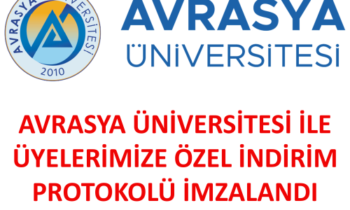 AVRASYA ÜNİVERSİTESİ  İLE ÜYELERİMİZE ÖZEL İNDİRİM ANLAŞMASI