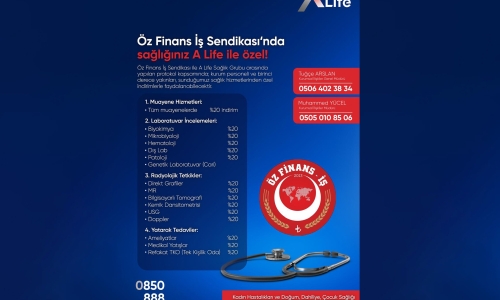 A LİFE SAĞLIK GRUBUNDAN ÜYELERİMİZE ÖZEL İNDİRİM