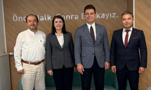 YÜCEL VE EVREN, ÖZKAN'A 'HAYIRLI OLSUN' ZİYARETİNDE BULUNDU